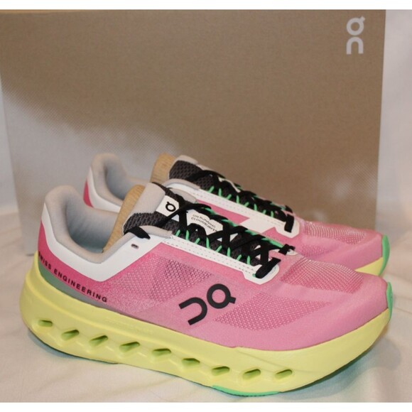On Running Shoes - ON CLOUD WOMEN CLOUDSURFER NEXT RUNNING ATHLETIC SNEAKERS PINK LIMELIGHT